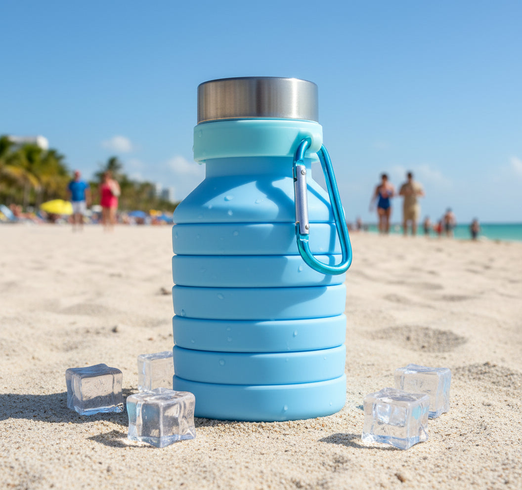 SipSyncX's - Collapsible Silicone Water Bottle