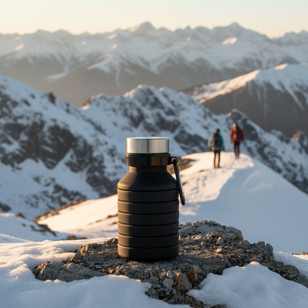 SipSyncX's - Collapsible Silicone Water Bottle